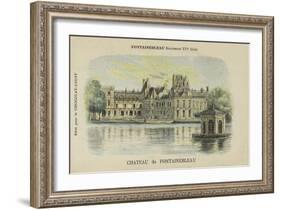 Chateau De Fontainebleau, Fontainebleau-French School-Framed Giclee Print