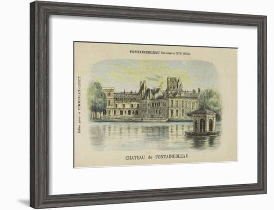 Chateau De Fontainebleau, Fontainebleau-French School-Framed Giclee Print