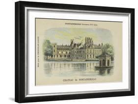 Chateau De Fontainebleau, Fontainebleau-French School-Framed Giclee Print