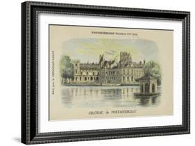 Chateau De Fontainebleau, Fontainebleau-French School-Framed Giclee Print