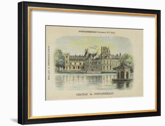 Chateau De Fontainebleau, Fontainebleau-French School-Framed Giclee Print