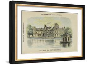 Chateau De Fontainebleau, Fontainebleau-French School-Framed Giclee Print