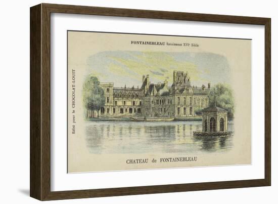 Chateau De Fontainebleau, Fontainebleau-French School-Framed Giclee Print