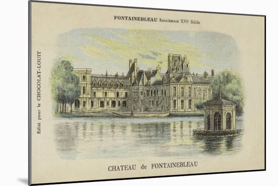 Chateau De Fontainebleau, Fontainebleau-French School-Mounted Giclee Print