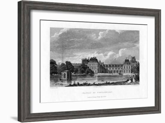 Chateau De Fontainebleau, France, 1829-E I Roberts-Framed Giclee Print