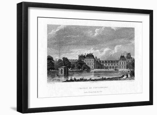 Chateau De Fontainebleau, France, 1829-E I Roberts-Framed Giclee Print