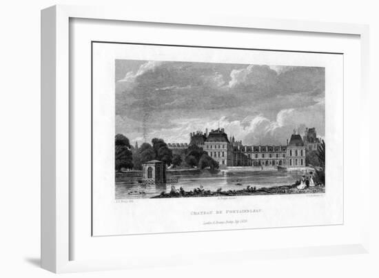Chateau De Fontainebleau, France, 1829-E I Roberts-Framed Giclee Print