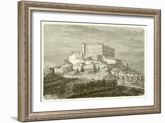 Chateau De Grignan-French School-Framed Giclee Print