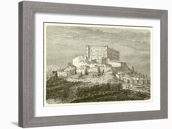 Chateau De Grignan-French School-Framed Giclee Print