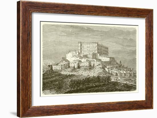 Chateau De Grignan-French School-Framed Giclee Print