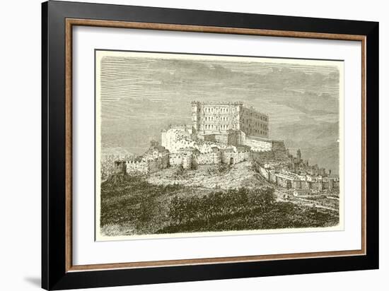 Chateau De Grignan-French School-Framed Giclee Print