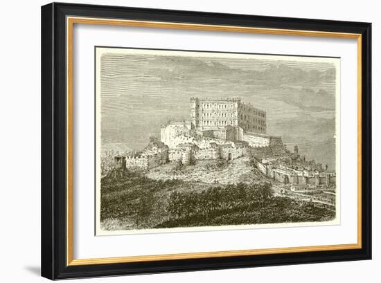 Chateau De Grignan-French School-Framed Giclee Print