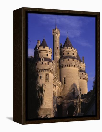 Chateau De Pierrefonds, Forest of Compiegne, Oise, Nord-Picardie (Picardy), France-David Hughes-Framed Premier Image Canvas