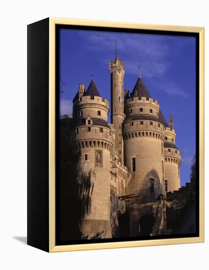 Chateau De Pierrefonds, Forest of Compiegne, Oise, Nord-Picardie (Picardy), France-David Hughes-Framed Premier Image Canvas