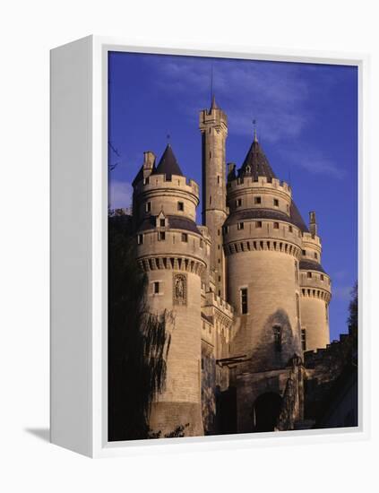 Chateau De Pierrefonds, Forest of Compiegne, Oise, Nord-Picardie (Picardy), France-David Hughes-Framed Premier Image Canvas