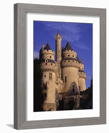 Chateau De Pierrefonds, Forest of Compiegne, Oise, Nord-Picardie (Picardy), France-David Hughes-Framed Photographic Print