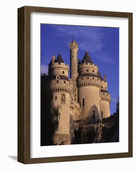 Chateau De Pierrefonds, Forest of Compiegne, Oise, Nord-Picardie (Picardy), France-David Hughes-Framed Photographic Print