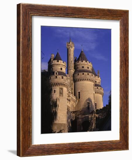 Chateau De Pierrefonds, Forest of Compiegne, Oise, Nord-Picardie (Picardy), France-David Hughes-Framed Photographic Print