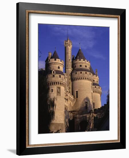 Chateau De Pierrefonds, Forest of Compiegne, Oise, Nord-Picardie (Picardy), France-David Hughes-Framed Photographic Print