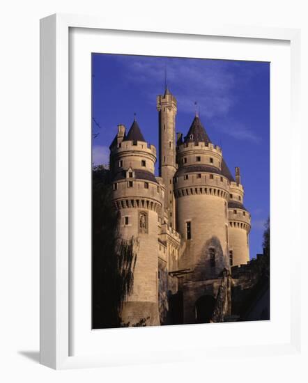 Chateau De Pierrefonds, Forest of Compiegne, Oise, Nord-Picardie (Picardy), France-David Hughes-Framed Photographic Print