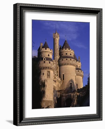 Chateau De Pierrefonds, Forest of Compiegne, Oise, Nord-Picardie (Picardy), France-David Hughes-Framed Photographic Print