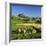 Chateau De Polignac and Hay Bales, Polignac, Haute-Loire, Auvergne, France-Stuart Black-Framed Photographic Print