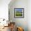 Chateau De Polignac and Hay Bales, Polignac, Haute-Loire, Auvergne, France-Stuart Black-Framed Photographic Print displayed on a wall