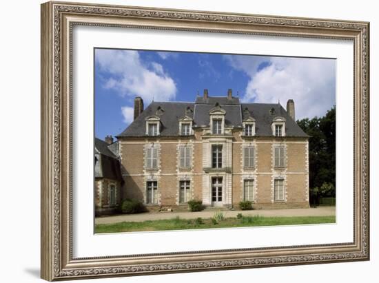 Chateau De Quevauvillers Facade, Picardy, Detail, France, 17th-18th Century-null-Framed Giclee Print