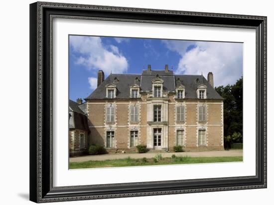 Chateau De Quevauvillers Facade, Picardy, Detail, France, 17th-18th Century-null-Framed Giclee Print