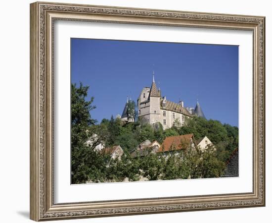 Chateau De Rochepot, Near Beaune, Bourgogne (Burgundy), France-Michael Short-Framed Photographic Print