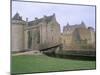 Chateau De Suscinio from 15th Century, Presqu'Ile De Ruys, Gulf of Morbihan, Brittany, France-Bruno Barbier-Mounted Photographic Print