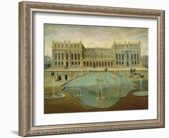 Chateau De Versailles from the Garden Side, Before 1678-null-Framed Giclee Print