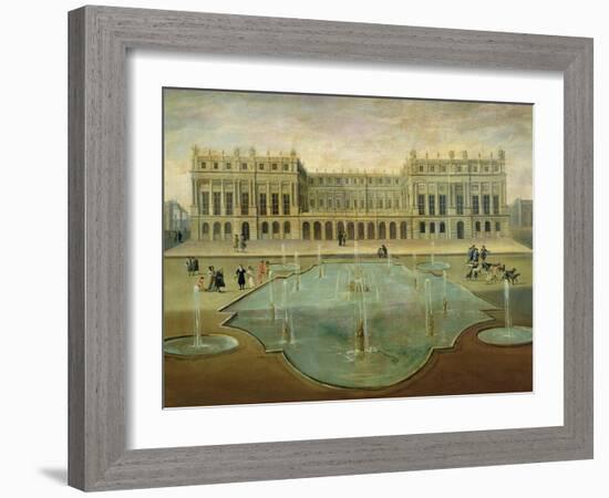 Chateau De Versailles from the Garden Side, Before 1678-null-Framed Giclee Print