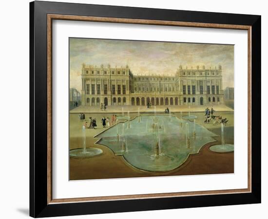 Chateau De Versailles from the Garden Side, Before 1678-null-Framed Giclee Print
