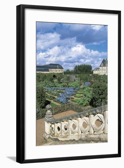 Chateau De Villandry and Gardens, Loire Valley-null-Framed Photographic Print