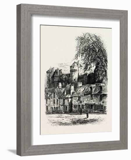 Chateau De Vitre, Normandy and Brittany, France, 19th Century-null-Framed Giclee Print