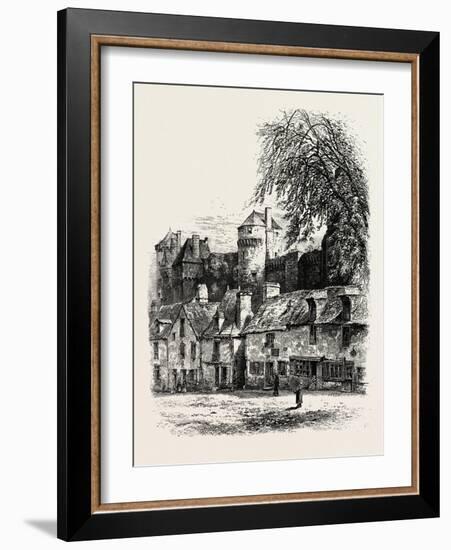 Chateau De Vitre, Normandy and Brittany, France, 19th Century-null-Framed Giclee Print