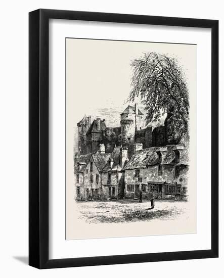 Chateau De Vitre, Normandy and Brittany, France, 19th Century-null-Framed Giclee Print