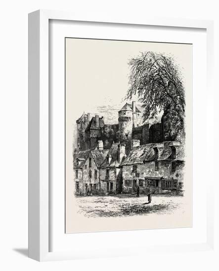 Chateau De Vitre, Normandy and Brittany, France, 19th Century-null-Framed Giclee Print