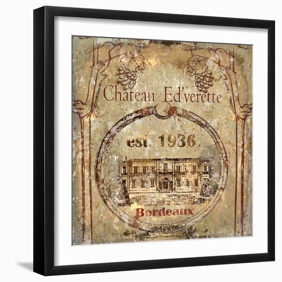 Chateau Ed'verette-Karen Williams-Framed Giclee Print