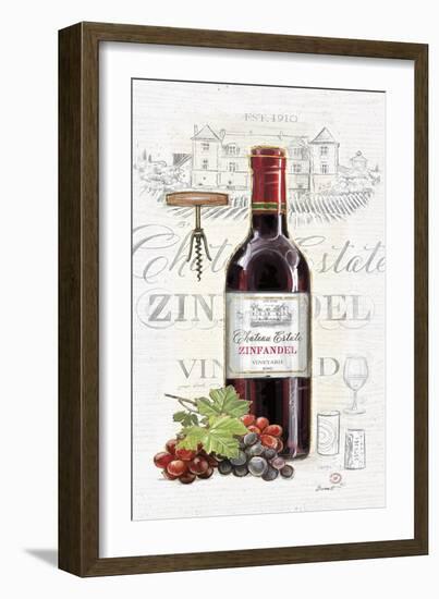 Chateau Estate Zinfandel Entoca-Chad Barrett-Framed Art Print