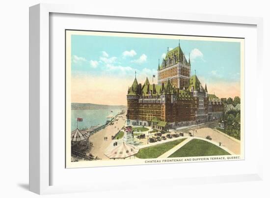 Chateau Frontenac, Dufferin Terrace, Quebec-null-Framed Art Print