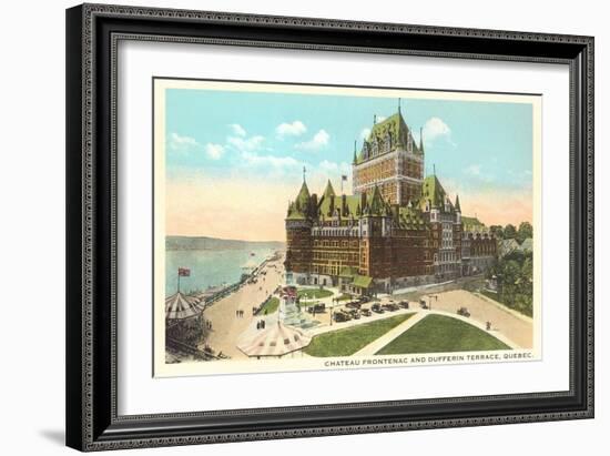 Chateau Frontenac, Dufferin Terrace, Quebec-null-Framed Art Print