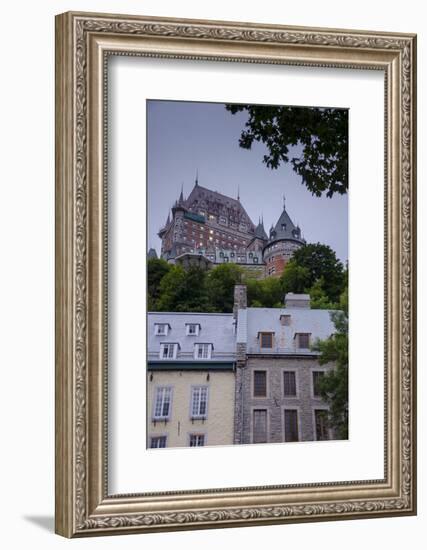 Chateau Frontenac, Quebec City, Province of Quebec, Canada, North America-Michael Snell-Framed Photographic Print
