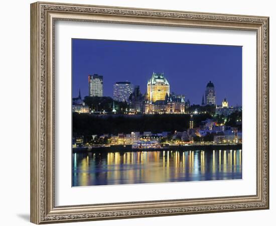 Chateau Frontenac, Quebec City, Quebec, Canada-Walter Bibikow-Framed Photographic Print