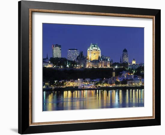 Chateau Frontenac, Quebec City, Quebec, Canada-Walter Bibikow-Framed Photographic Print