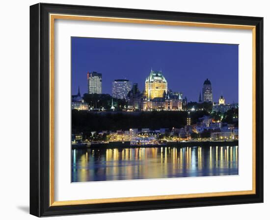 Chateau Frontenac, Quebec City, Quebec, Canada-Walter Bibikow-Framed Photographic Print