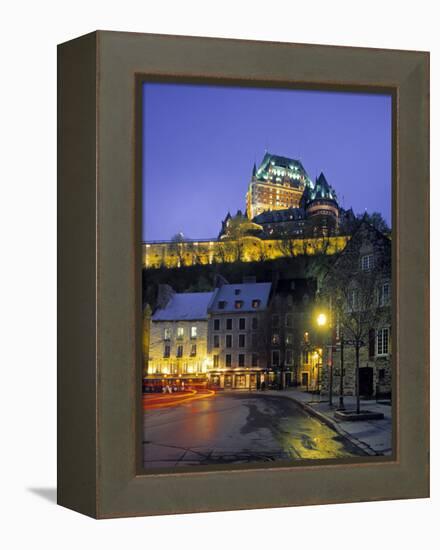 Chateau Frontenac, Quebec City, Quebec, Canada-Demetrio Carrasco-Framed Premier Image Canvas