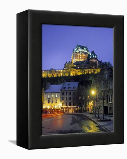 Chateau Frontenac, Quebec City, Quebec, Canada-Demetrio Carrasco-Framed Premier Image Canvas