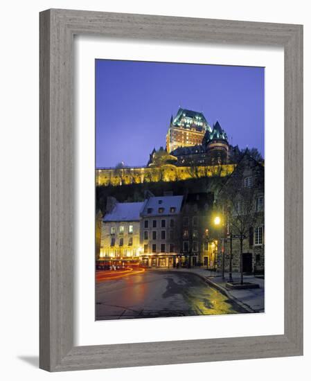 Chateau Frontenac, Quebec City, Quebec, Canada-Demetrio Carrasco-Framed Photographic Print